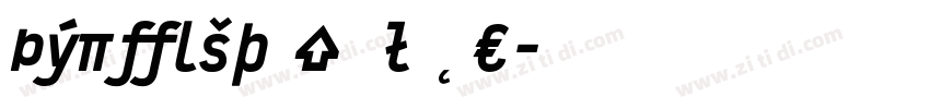Typestar Black字体转换